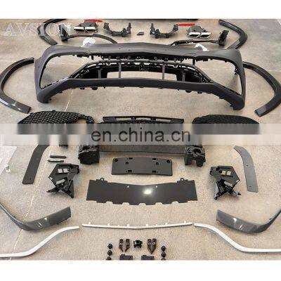 Wholesale Body Kit for Mercedes Benz GL X166 2012-2015 Change to 2019 GLS63 AMG Style With Bumpers Headlight Taillight Hood