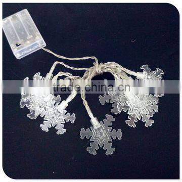 fancy white battery snowflake christmas lights