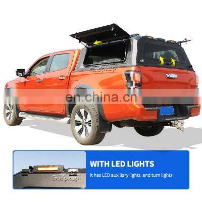 4x4 Pick Up Lightweight Steel Pickup Truck Canopy Topper Camper for Toyota Hilux Ford Ranger F150 Dmax