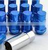 Blue 40mm Aluminum Racing With Key Lock For Honda Wheel Lug Nuts photo-2