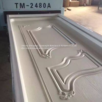 машина для ламинирования дверей с ПВХ шпоном ZHT TM2480A в Узбекистане photo-2