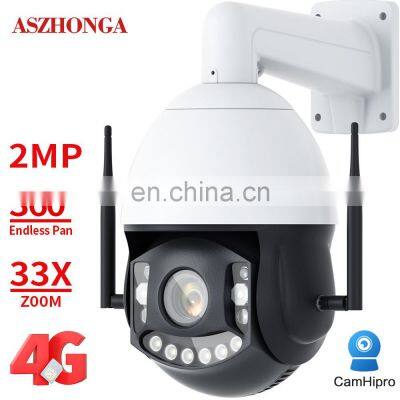 2MP 33X PTZ Zoom Pan Tilt Rotation HD IP 360 6 Inch Camera Outdoor Speed Dome 4G SIM Card 1080P PTZ Camera Wireless photo-2