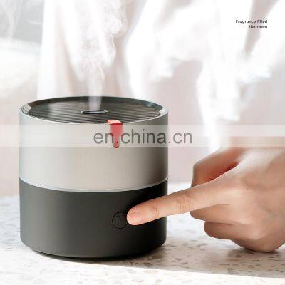 230ml Usb Rechargeable Flower Defuser H2o Ultrasonic Aroma Vase Humidifier With Essential Oils Bottle For Office Home photo-2
