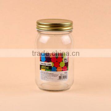 mason jars with tin lids,food grade glass jar