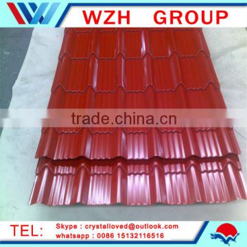 China colored coated and galvanized good shape roofing tile from china supplier