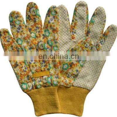 Beautiful Flower Printing Women Children Style Gardening Protective Gloves