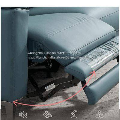 New Modern Minimalist Living Room Functional Fabric Sofa Comfortable Skin-Friendly Three-Seat Sofa Combination photo-5