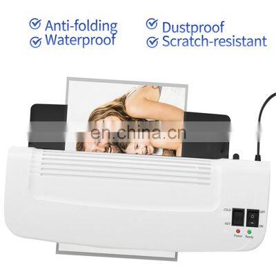 Warm up Time 3-4 Min A4 Cold Laminator Pouch Laminator Office Plastic Laminator Machine Roll photo-3