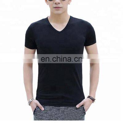 Custom High Quality Compression Casual Fashion V-Neck Shirts for Men