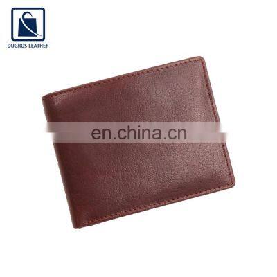 Cotton Lining Material Fashion Style Elegant Design Genuine Leather Wallet for Men photo-5