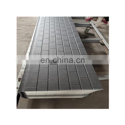 Prefab eps wall sandwich panel for roof for eps panels faux stone polyurethane panel