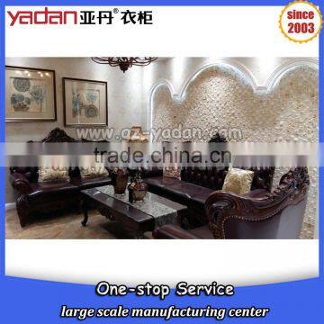 Latest Design New Model Living Room Leather Sofa photo-4
