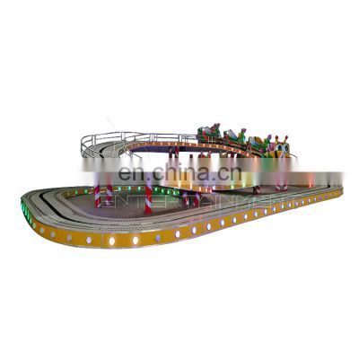 Hot Sale Theme Amusement Park Convoy Car Kiddie Kids Mini Roller Coaster Shuttle Rides Climbing Car