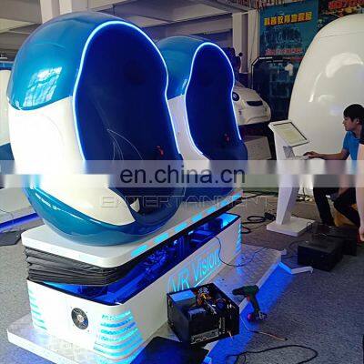 Indoor 2 Seats 9D VR Cinema 9D Egg Chair for Sale photo-5