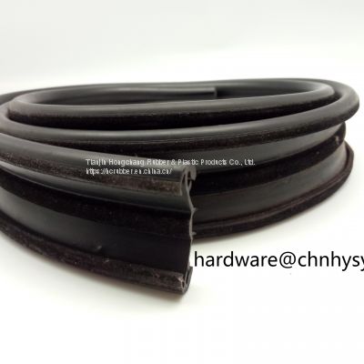 Epdm flocking seal strip