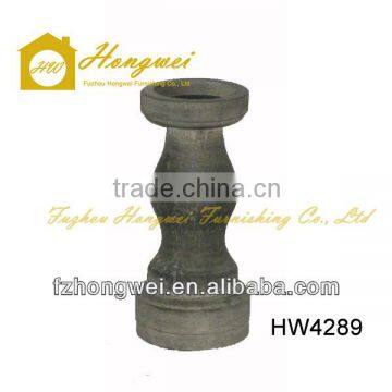 Hongwei 2013 Autumn brown wood candle holder