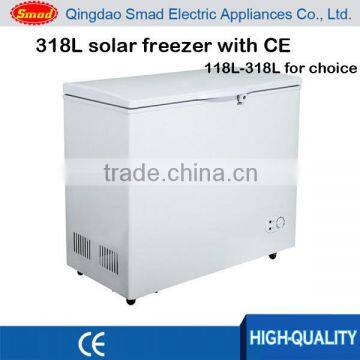 318L battery powered freezer solar powered deep freezer dc chest freezer                        
                                                Quality Choice