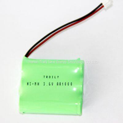 TROILY Ni-MH AA1000mAh 3.6V Rechargeable Battery Back