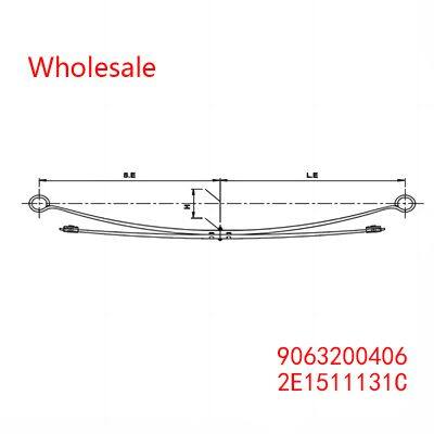 9063200406, 2E1511131C Rear Axle Parabolic Spring Arm of  Medium Duty Vehicle Wholesale For Mercedes Benz