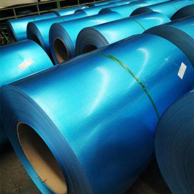 -- Manufacturer direct sales of high-end lake blue PE color coated aluminum zinc plate