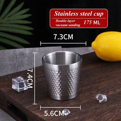 Stainless steel cup double-layer vacuum frosted insulation cup