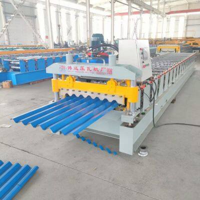 Color Steel Metal Sheet Roll Forming Machine Corrugated Roof Metal Ibr Panel Forming Machine photo-3