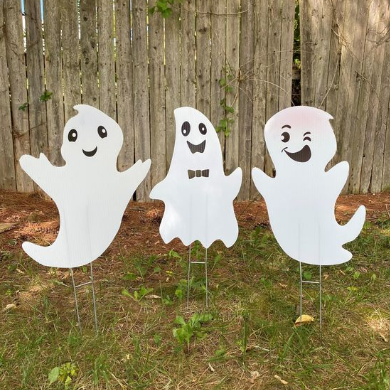 Custom Printed Polypropylene Corrugated Plastic Signs for Halloween Outdoor Displays photo-4