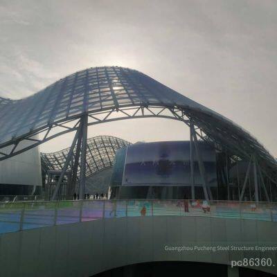 Glass Canopy, Glass Roof With Grid Structure, Grid Glass Greenhouse, Daylighting Roof of Grid With Bolted Spherical Joints, Production, Manufacturing and Sales of Grid Daylighting Canopies photo-2