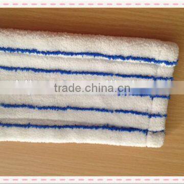 New arrival customized cleaning tool magic blue stripe microfiber mop head