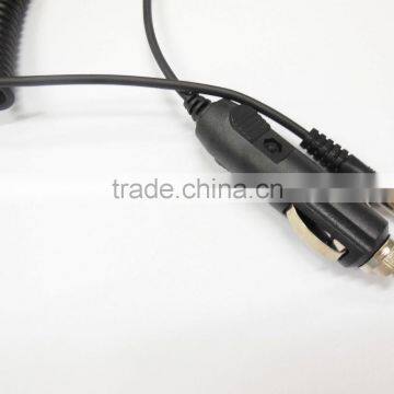 Spiral Coiled Car Charger Cable 2.1mm