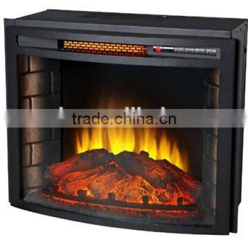 CSA approved 23" Curved Brick Electric Fireplace