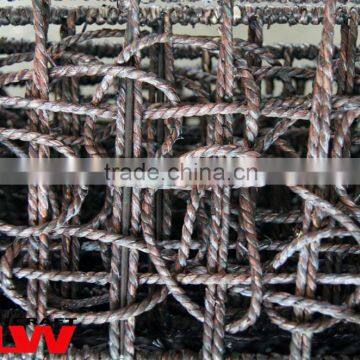 Seagrass Decorative Storage Basket With Liner,set of 5 photo-2