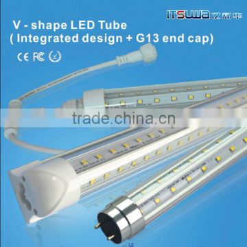 Refrigerator display case 8ft led tube light AC100-277V CRI>85Ra Pure white Single side input