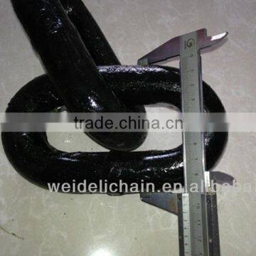 Black Welded Iron Linked Chain