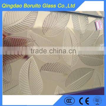 Decoration pattern mirror glass with good feedback