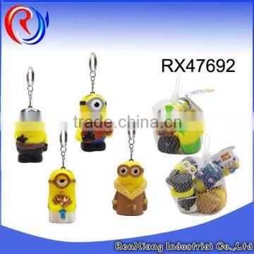 New Product Rubber Minion Custom Keychain photo-3