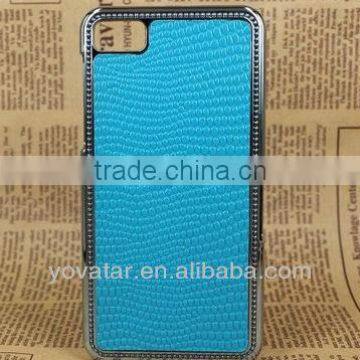 Factory price snake skin leather case cover for blackberry z10