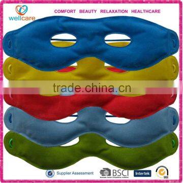 Hot cold gel eye mask / low MOQ velour eye mask