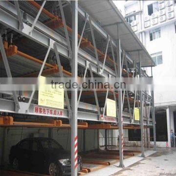 3 level car lift parking/ invisible fast access hydraulic underground park system