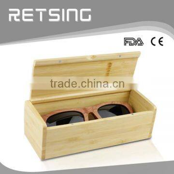 2015 China Wholesale Wooden Sunglasses Boxes and Bamboo Glasses Case with High Quality