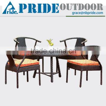 Chinese Style Outdoor No Folded Sell High Quality Modern PE Garden Cheap Vintage Rattan Furniture