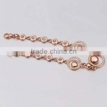 2016 Custom Design Fashion Jewelry Bracelet, Rose Gold Custom Bracelet photo-2