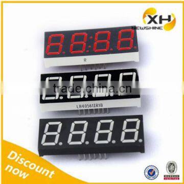 NEWSHINE Common Anode 4 Digits LED Yellow Seven Segment Display 0.36"