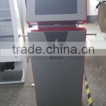 2013 new LCD advertising kiosk with printer