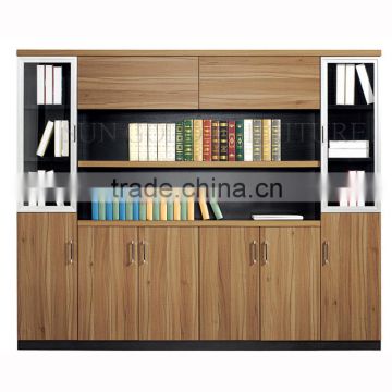 Simple wooden office furniture filing cabinet showcase design (SZ-FCB310)