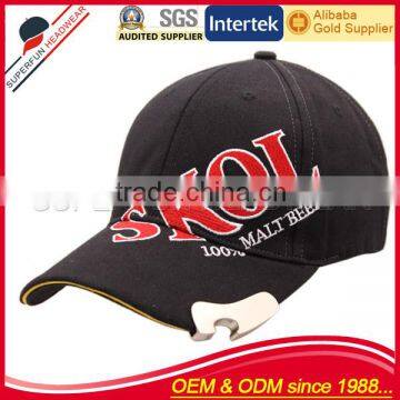 custom wholesale beer bottle opener baseball cap