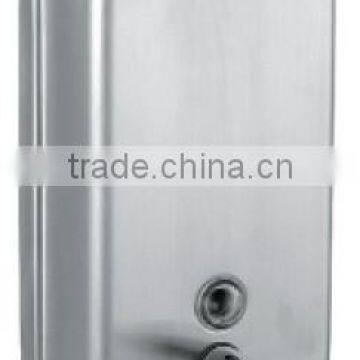 wall mounted stainless steel manual liquid soap dispenser