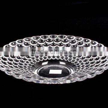 wedding charger plate and clear glass beaded charger plate