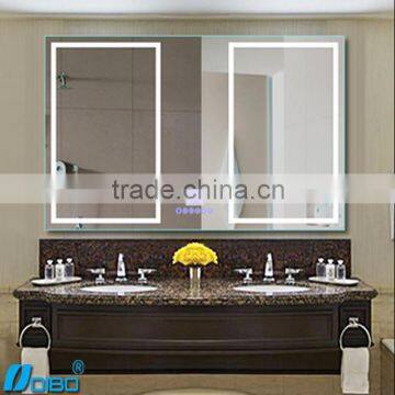 hotel style frameless 3528 SMD led lighted bathroom mirrors