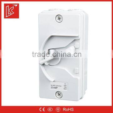 UKF Series 1P~4P 20A-63A Industrial Ip65 Weatherproof Isolating Switch Disconnector, 3p Isolator Switch